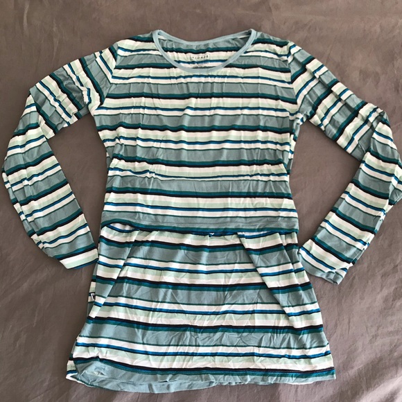 Kickee pants twinning set Mama nursing top and 2T dress sustainable bamboo - Picture 4 of 9